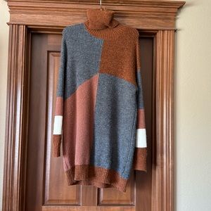 Color block sweater dress. Size small from Doe & Rae